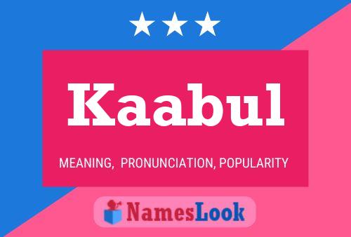 ملصق اسم Kaabul