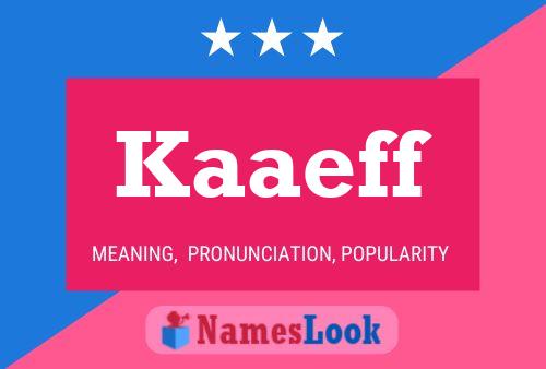 ملصق اسم Kaaeff