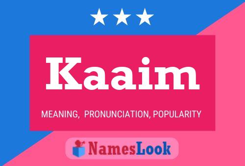 ملصق اسم Kaaim