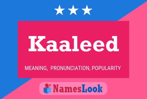 ملصق اسم Kaaleed