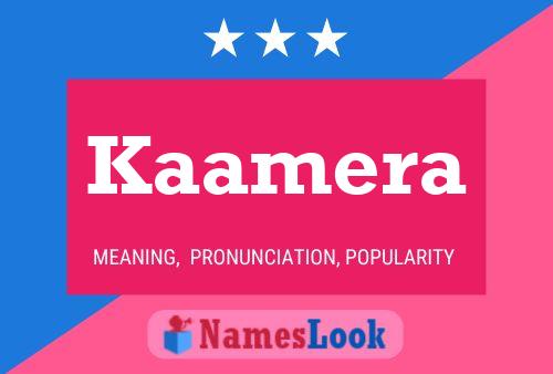 ملصق اسم Kaamera