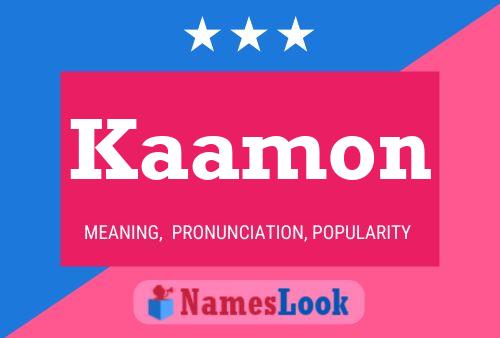 ملصق اسم Kaamon