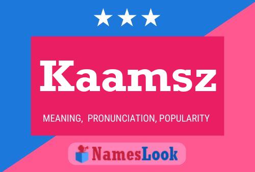 ملصق اسم Kaamsz