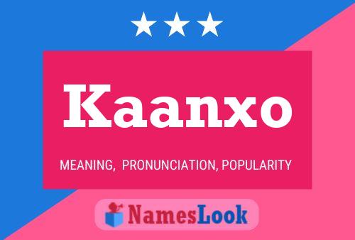 ملصق اسم Kaanxo