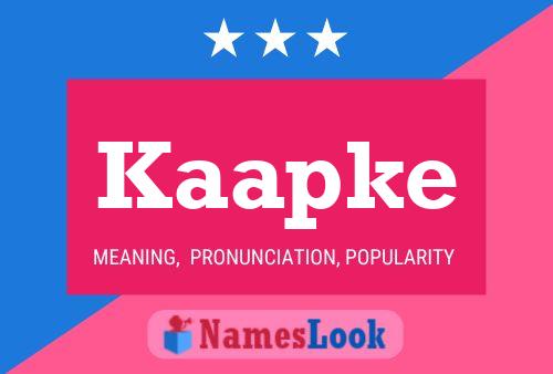 ملصق اسم Kaapke