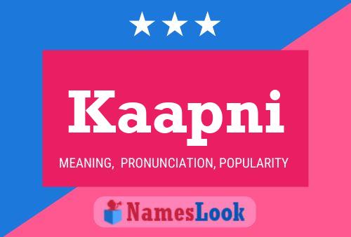 ملصق اسم Kaapni