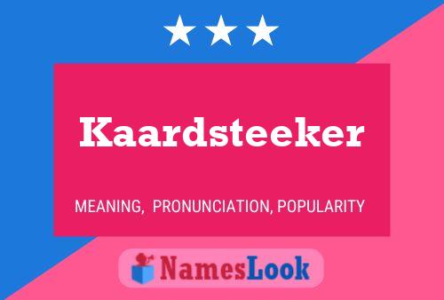 ملصق اسم Kaardsteeker