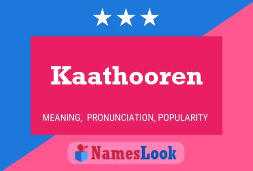 ملصق اسم Kaathooren