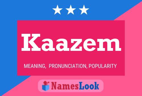 ملصق اسم Kaazem