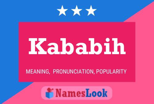 ملصق اسم Kababih