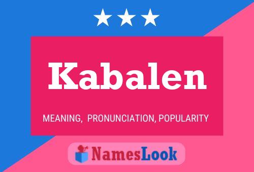 ملصق اسم Kabalen