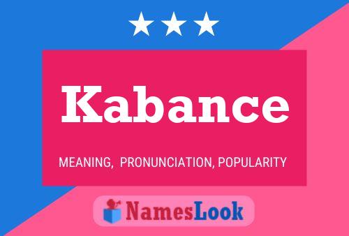 ملصق اسم Kabance