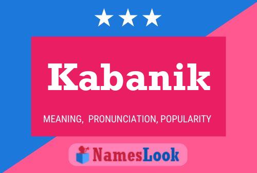 ملصق اسم Kabanik