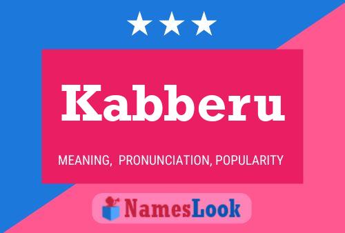 ملصق اسم Kabberu