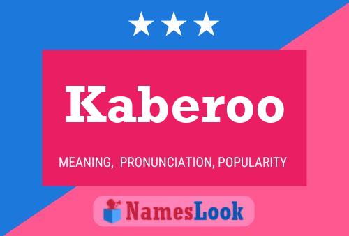 ملصق اسم Kaberoo