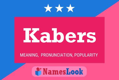 ملصق اسم Kabers