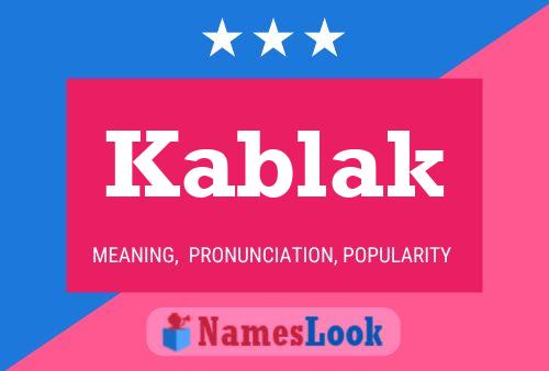 ملصق اسم Kablak