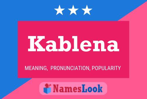 ملصق اسم Kablena