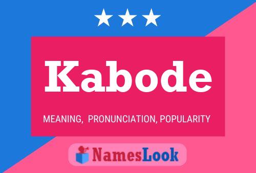 ملصق اسم Kabode