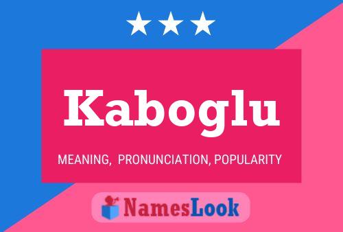 ملصق اسم Kaboglu