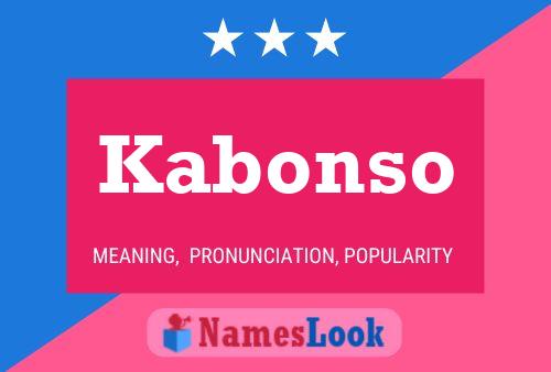 ملصق اسم Kabonso