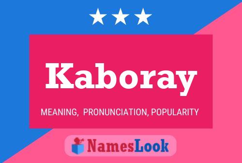 ملصق اسم Kaboray