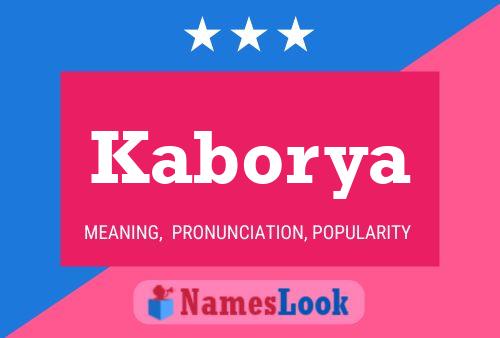 ملصق اسم Kaborya