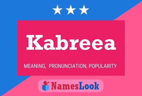 ملصق اسم Kabreea