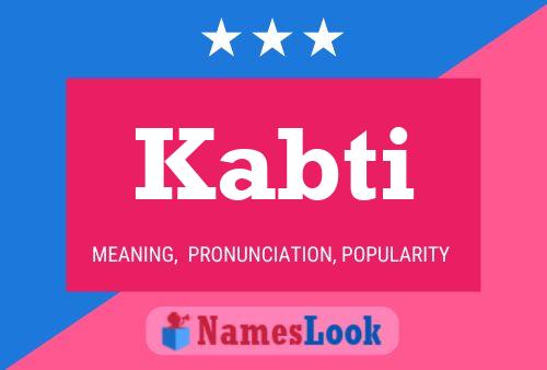 ملصق اسم Kabti