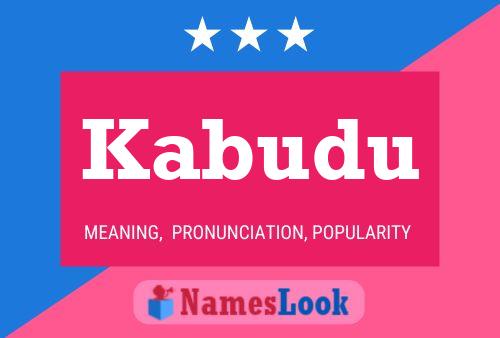 ملصق اسم Kabudu