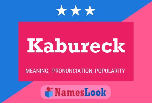 ملصق اسم Kabureck