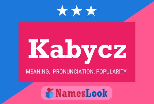 ملصق اسم Kabycz