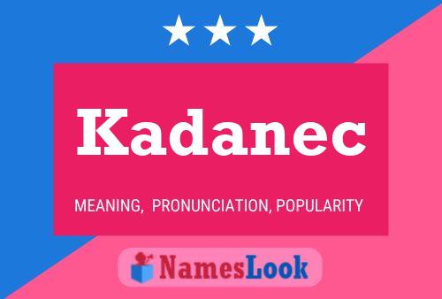 ملصق اسم Kadanec