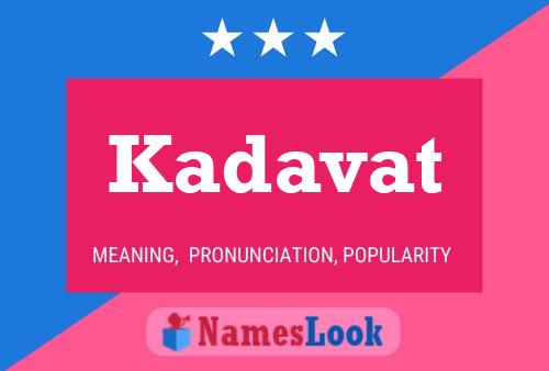 ملصق اسم Kadavat