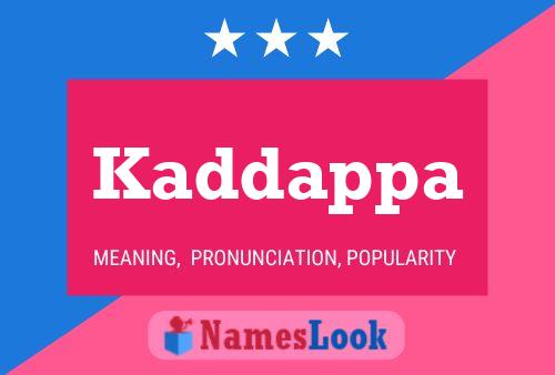 ملصق اسم Kaddappa