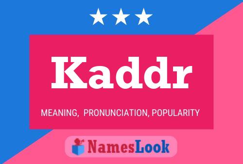 ملصق اسم Kaddr