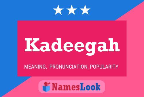 ملصق اسم Kadeegah