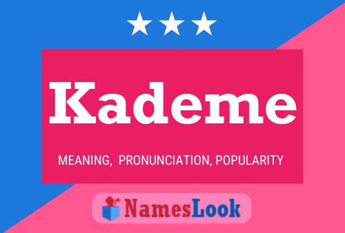 ملصق اسم Kademe