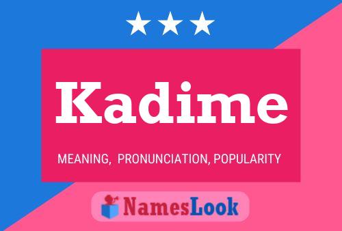 ملصق اسم Kadime