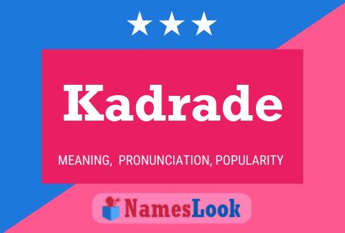 ملصق اسم Kadrade