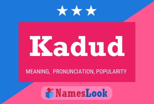 ملصق اسم Kadud