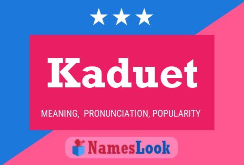 ملصق اسم Kaduet