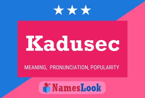 ملصق اسم Kadusec