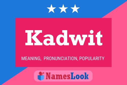 ملصق اسم Kadwit