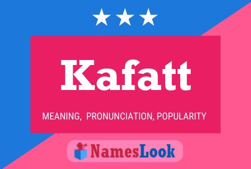 ملصق اسم Kafatt