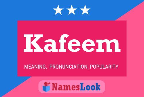 ملصق اسم Kafeem