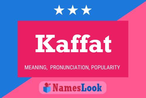 ملصق اسم Kaffat