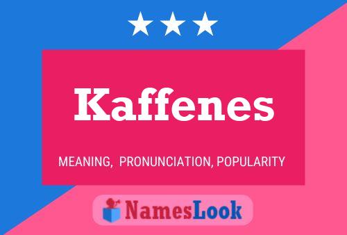 ملصق اسم Kaffenes