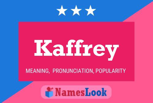 ملصق اسم Kaffrey