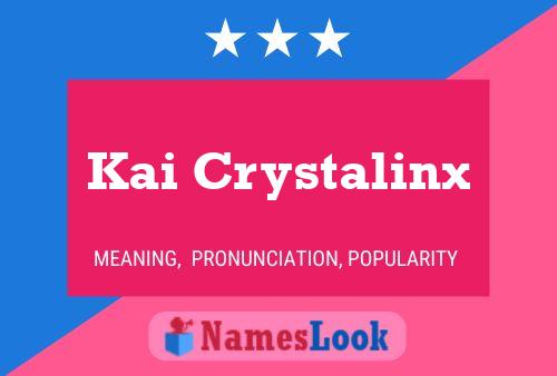 ملصق اسم Kai Crystalinx